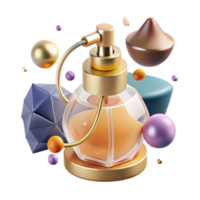 beautiful minimalist Perfume Atomizer Fine Mist Transparent for Fragrance Ads high quality png