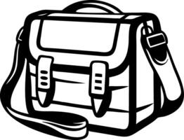 Stylish Messenger Bag Illustration Ideal for Fashion Graphics and Accessories Design vector