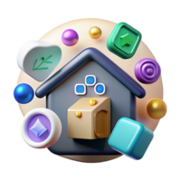 wonderful rustic Personalized Smart Home Icons Cutout for Customization exclusive png