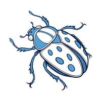 Creative Helops Caeruleus Graphic 2 vector