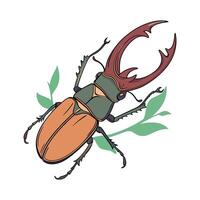 Creative Homoderus Mellyi Graphic 2 vector