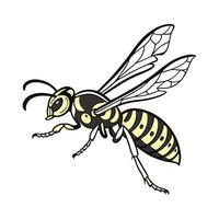 Stylish Hornet Graphic 7 vector