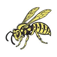 Stylish Hornet Design 11 vector