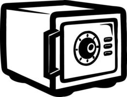 Detailed Illustration of a Safe for Security and Protection Use in Design Projects vector