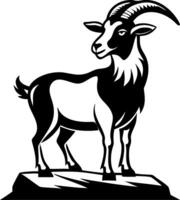 Bold Mountain Goat Illustration Strong Symbol of Tenacity and Independence for Creative Projects vector