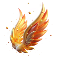 wonderful traditional Phoenix Wing Transparent for Web Design high resolution png
