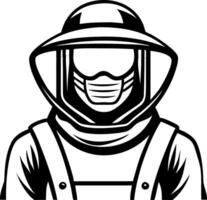 Protective Gear Illustration for Professionals in Agriculture and Science vector