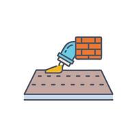Creative Wood Polishing Machine Icon Representation vector