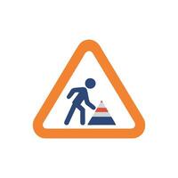 Effective Work Zone Icon for Safety vector
