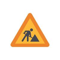 Dynamic Work Zone Icon Design vector