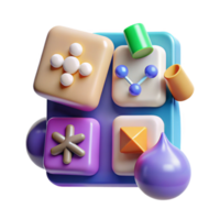 serene abstract Physics Icons Set Formulas and Equations Isolated for Education high resolution png