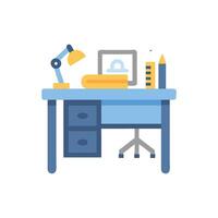 Creative Architect Desk for Design Work vector