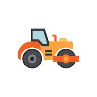 Efficient Asphalt Roller Machinery Overview vector