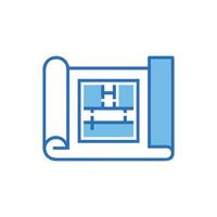 Innovative Blueprint Design for Projects vector
