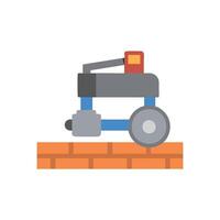 Efficient Brick Cutting Machine Design vector