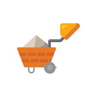 Reliable Brick Spreader for Construction Projects vector