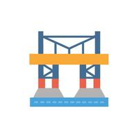 Efficient Bridge Construction Solution Overview vector