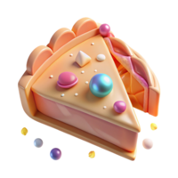 impressive creative Pie Slice Transparent for Dessert Menu authentic png