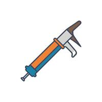 Creative Icon Design for Caulking Gun vector