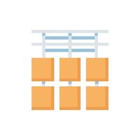 Ceiling Panels Icon for Interior Design vector