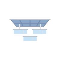 Ceiling Panels Icon for Modern Interiors vector