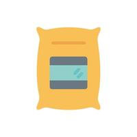 Cement Bag Icon for Construction Projects vector
