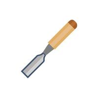Creative Chisel Icon for Construction vector