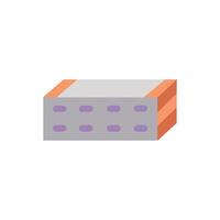 Creative Icon Design for Concrete Block vector
