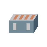Concrete Block Icon for Building Projects vector