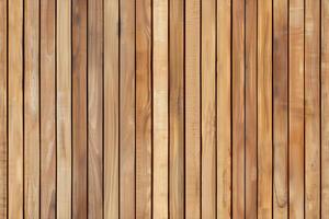 Wooden siding panel wall featuring vertical planks with varying shades of brown and texture, showcasing natural wood grain patterns. photo