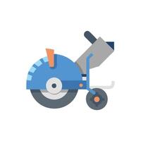 Stylish Concrete Cutter Icon for Professionals vector
