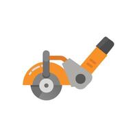 Concrete Joint Cutter Icon for Repair vector