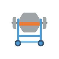 Concrete Mixer Icon for Heavy Duty Projects vector