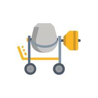 Mixer Paddle Icon for Concrete Mixing vector