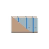 Creative Icon Design for Retaining Wall vector