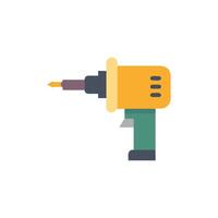 Stylish Drill Icon for DIY Projects vector