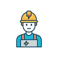 Electrician Icon for Home Improvement vector
