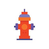 Fire Hydrant Icon for Emergency Services vector