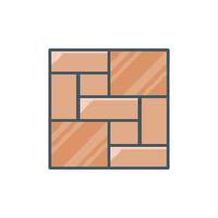 Flooring Tiles Icon for Interiors vector