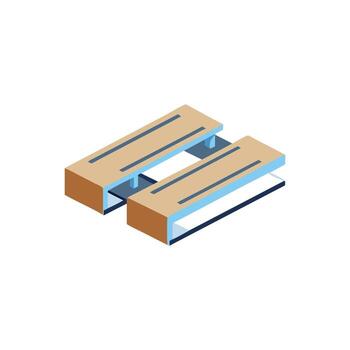Floor Joist Icon for Structural Support vector
