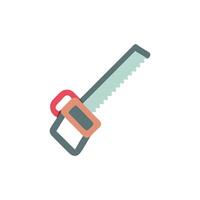 Hand Saw Icon for DIY Projects vector