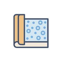 Stylish insulation foam illustration for builders vector