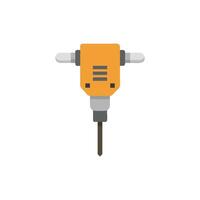 Distinctive jackhammer icon for industrial applications vector