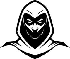 Stealthy Hooded Character Design for Gaming and Graphic Applications vector