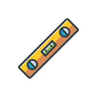 Stylish level tool illustration for builders vector