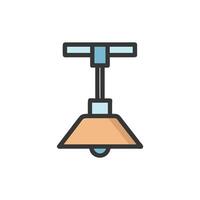 Quality lighting fixture icon design for contemporary use vector