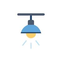 Distinctive lighting fixture icon for various applications vector