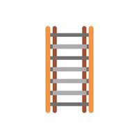 Stylish metal ladder illustration for industrial use vector