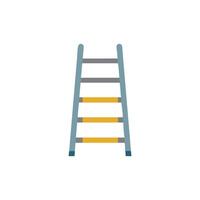 Distinctive metal ladder icon for various construction tasks vector