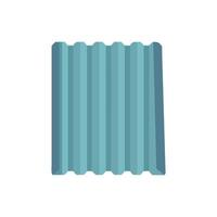 Quality roofing sheet icon representation for industrial use vector
